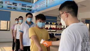 中建五局厦门滨海东大道项目抗疫在行动